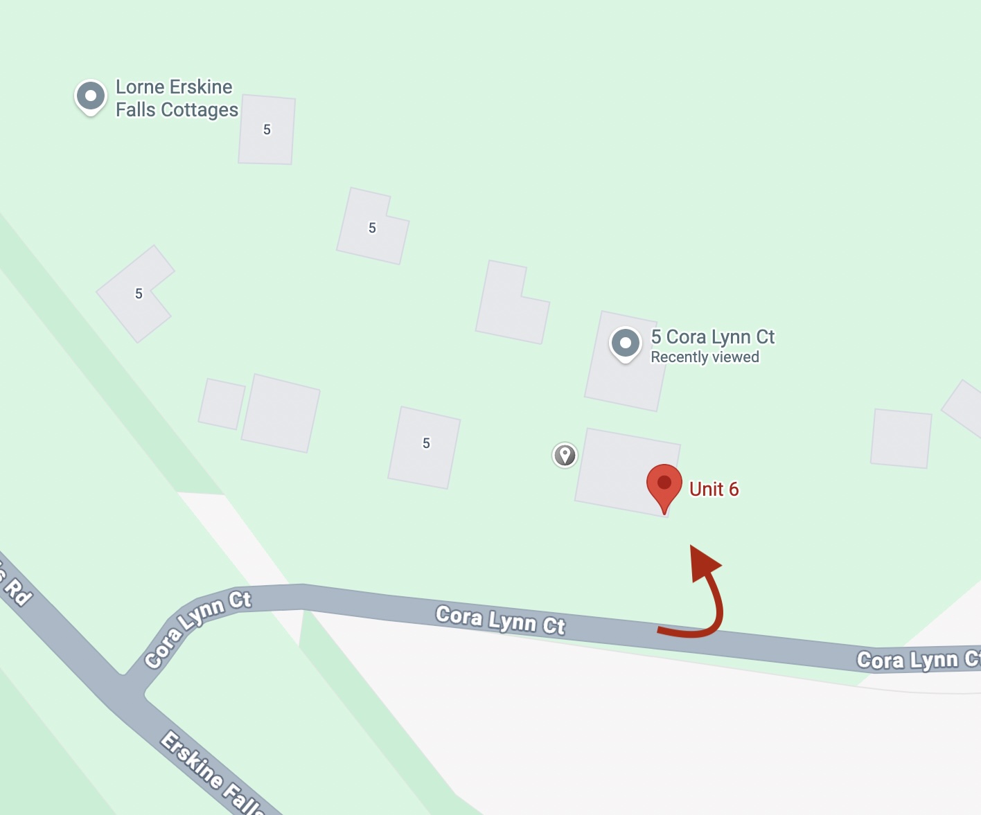 Parking map for Unit 6/5